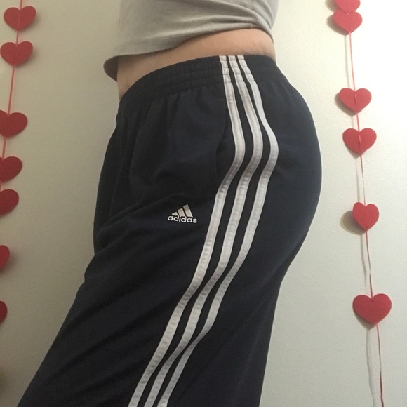 Adidas Navy Classic Track Pants - Picture 1 of 6